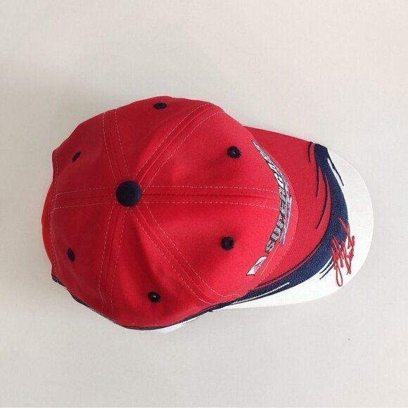 Citgo Supergard Racing #99 Jeff Burton Snapback Baseball Cap Hat Red - Picture 5 of 7